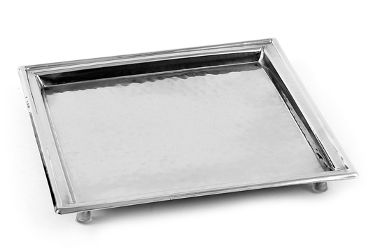 Hammersmith - Hammered Metal Square Amenity Tray - 25CM - SALE PRICE