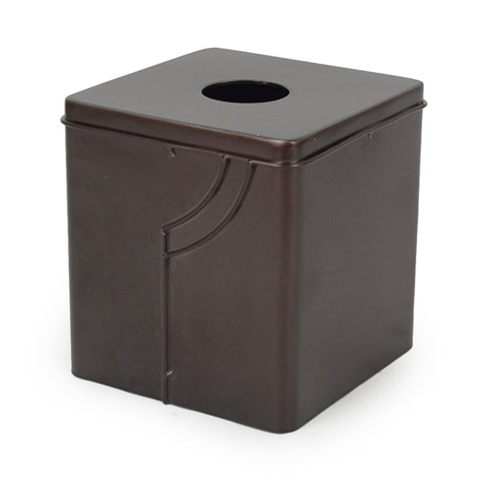 Asham - Antique Copper Tissue Cover Cover Cubed - 13cm