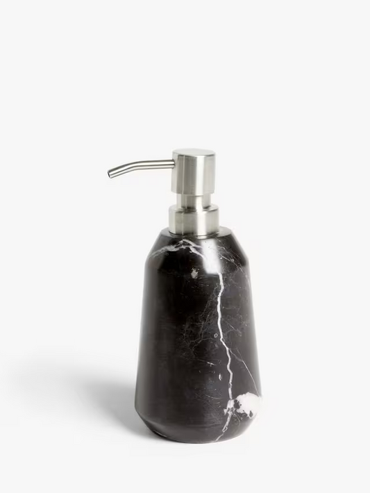 Temple - Marble Soap Dispenser/Pump Black H18 x Dia.8cm