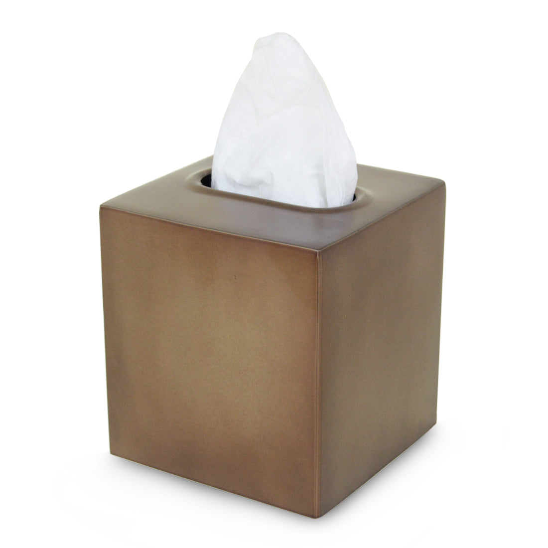 Ashford antique copper tissue box cover cubed 13cm luxury holder"