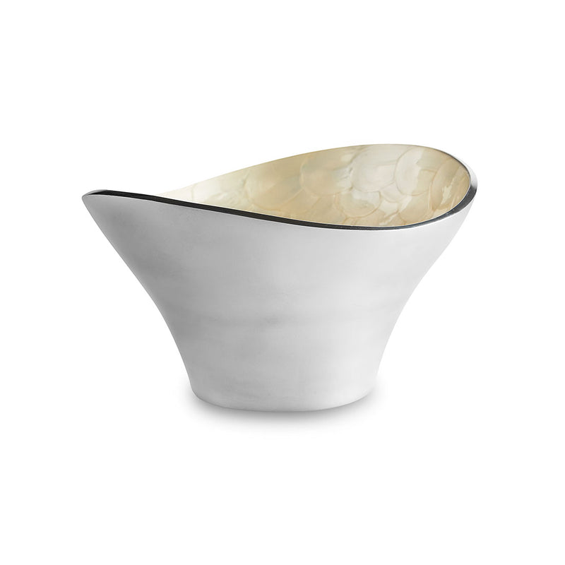 Waterloo - Cream Enamel Metal Bowl