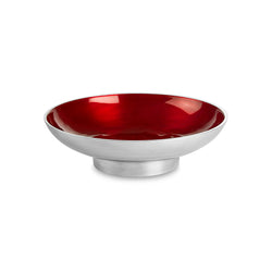 Barlow - Small Red Enamel & Metal Bowl