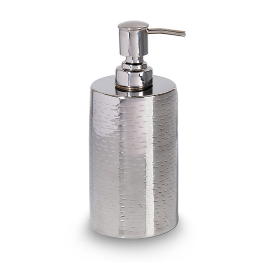 Temple - Patterned Polished Metal Soap Dispenser