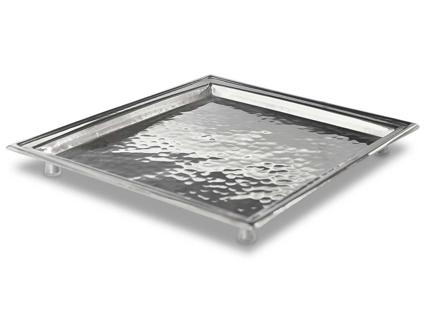 Hammersmith - Hammered Metal Square Amenity Tray - 25CM - SALE  PRICE