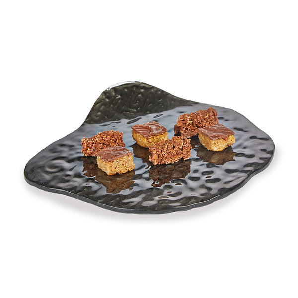 Martello - Contemporary Black Glass Tray