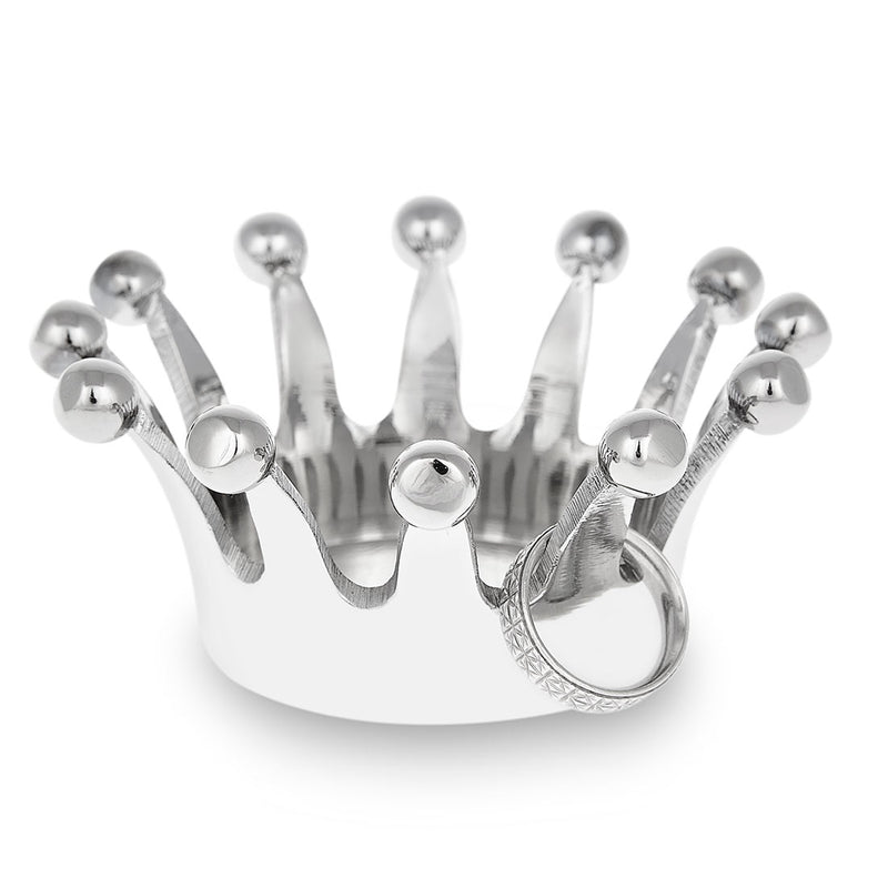 Royal Oak - Polished Metal Crown Ring Holder