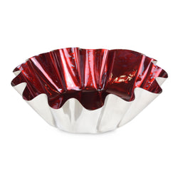 Charlton - Round Metal & Enamel Fruit Bowl  - 33cm by 10cm