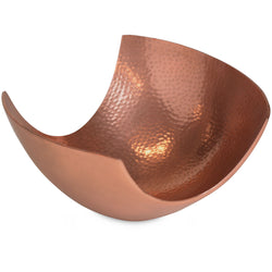 Hallie - Hammered Copper Fruit Bowl