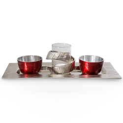 Jubliee -  Metal display tray with tealights