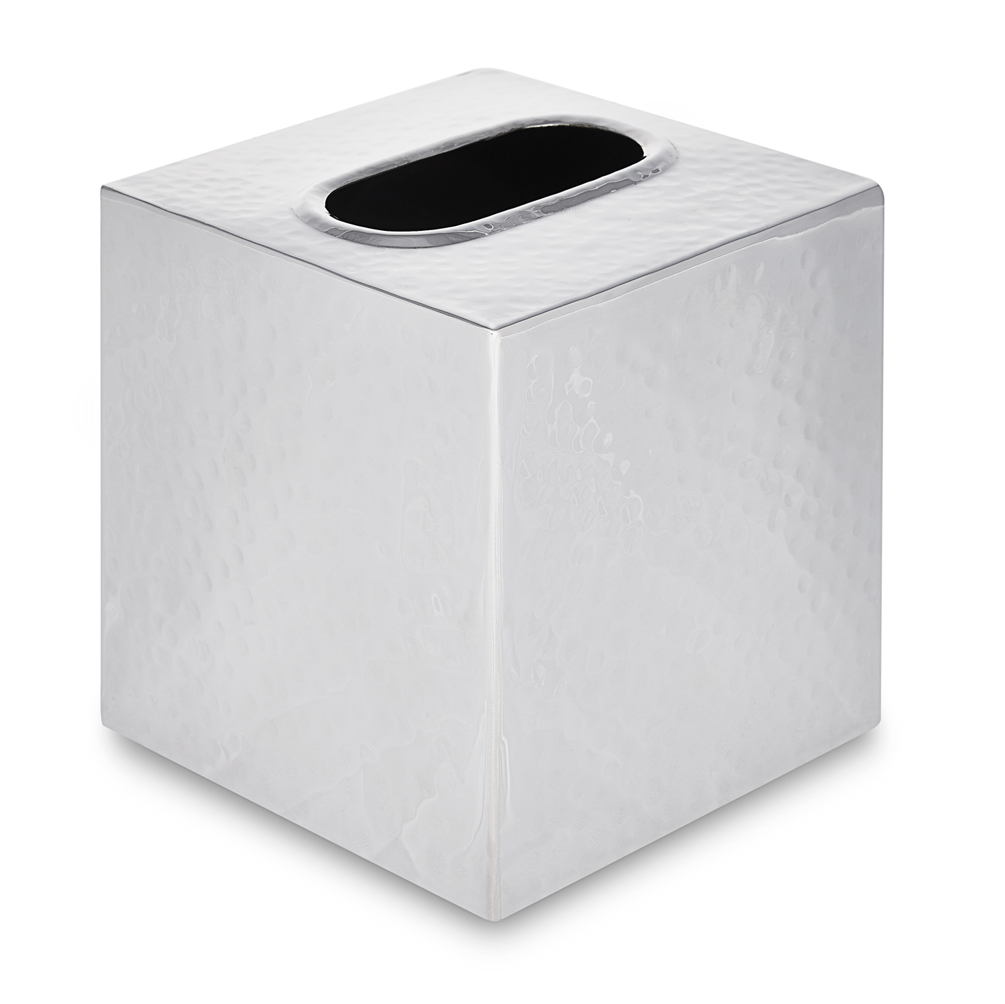 Hammersmith - Hammered Metal Tissue Box Cover