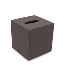 Kemp - Dark Brown Suede Look Tissue Box Cover